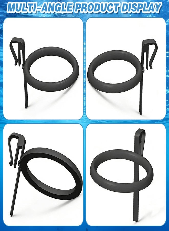 CYUXING Clip On Fish Feeding Ring for Fish Tank, Non-Shedding Food Holder, Fits 3-15mm Glass, Keeps Floating FishFood in Place, Great for Betta and Rimless Tanks - Image 5